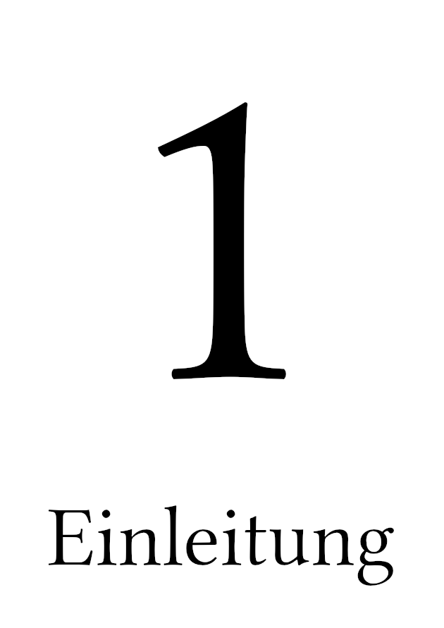 LESEPROBE Kap. 1: Einleitung
